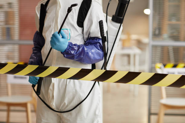 Professional Biohazard Cleanup technician working in Ellis Grove, IL